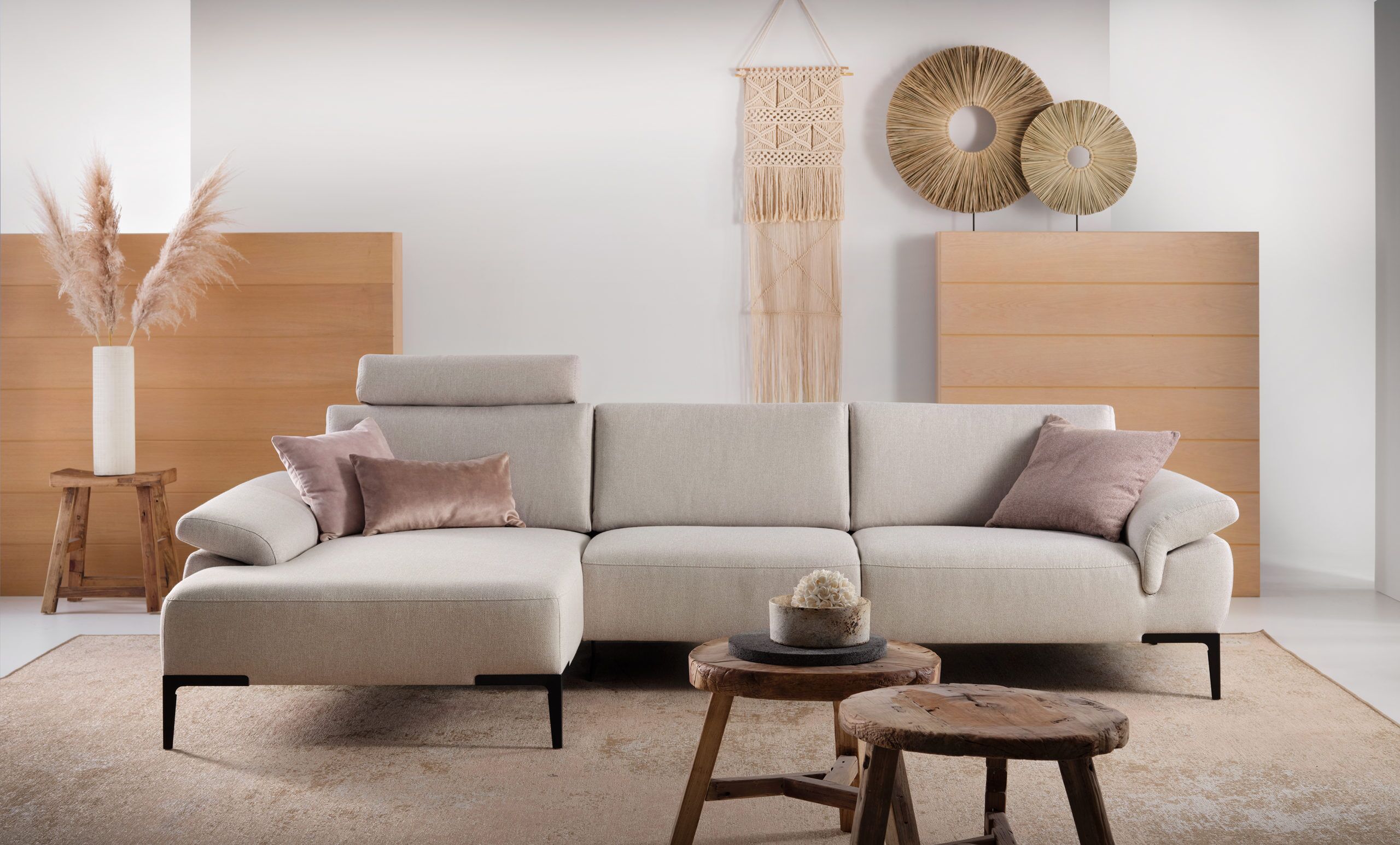 Wave sectional in modern furniture store in San Diego, Wave sofa by ROM