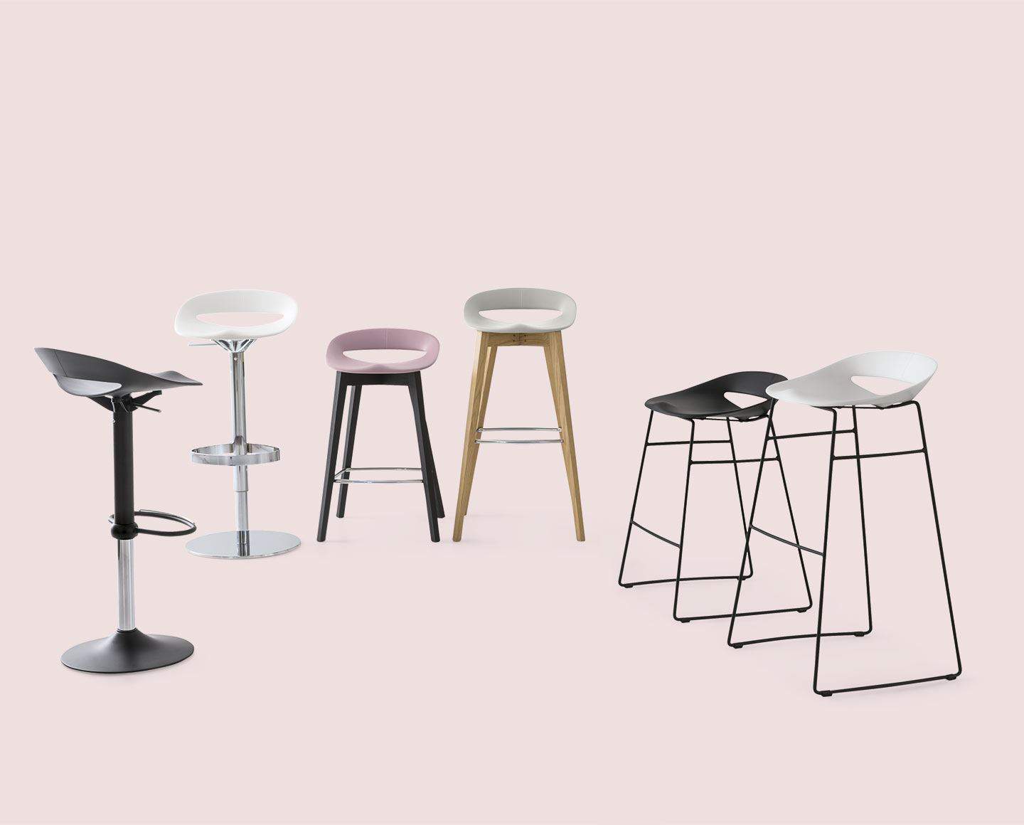 CB/1939 COSMOPOLITAN Stool by Connubia by Calligaris - Image 2