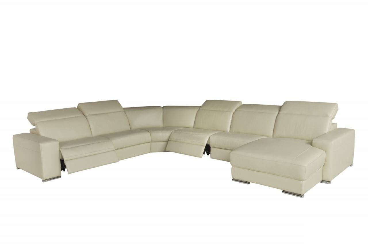 U27E Maggy Dual power leather sectional by Chateau d'Ax, Italy - Image 2