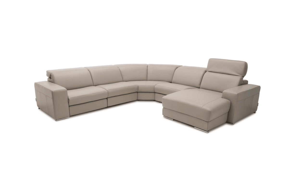 U27E Maggy Dual power leather sectional by Chateau d'Ax, Italy - Image 5