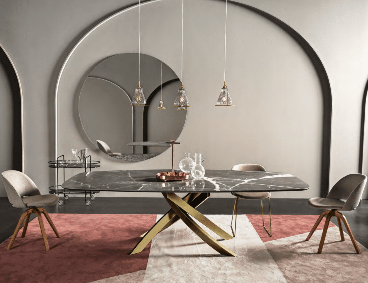 Artistico Dining Table by Bontempi 9