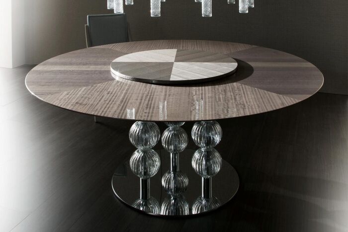 Pasha Round dining table by Costantini Pietro