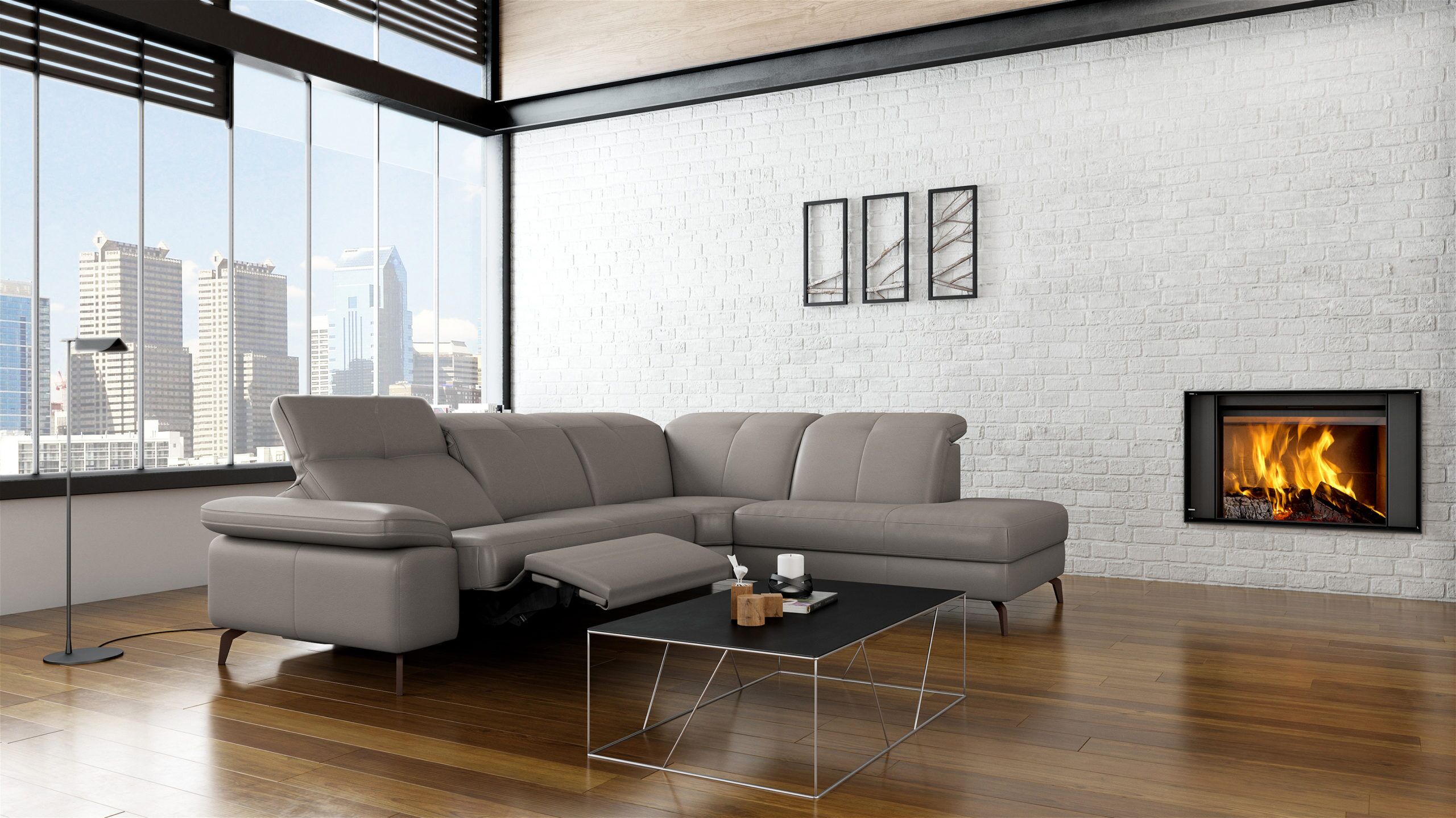 Davis Corner Modular sofa with options by ROM - Image 2