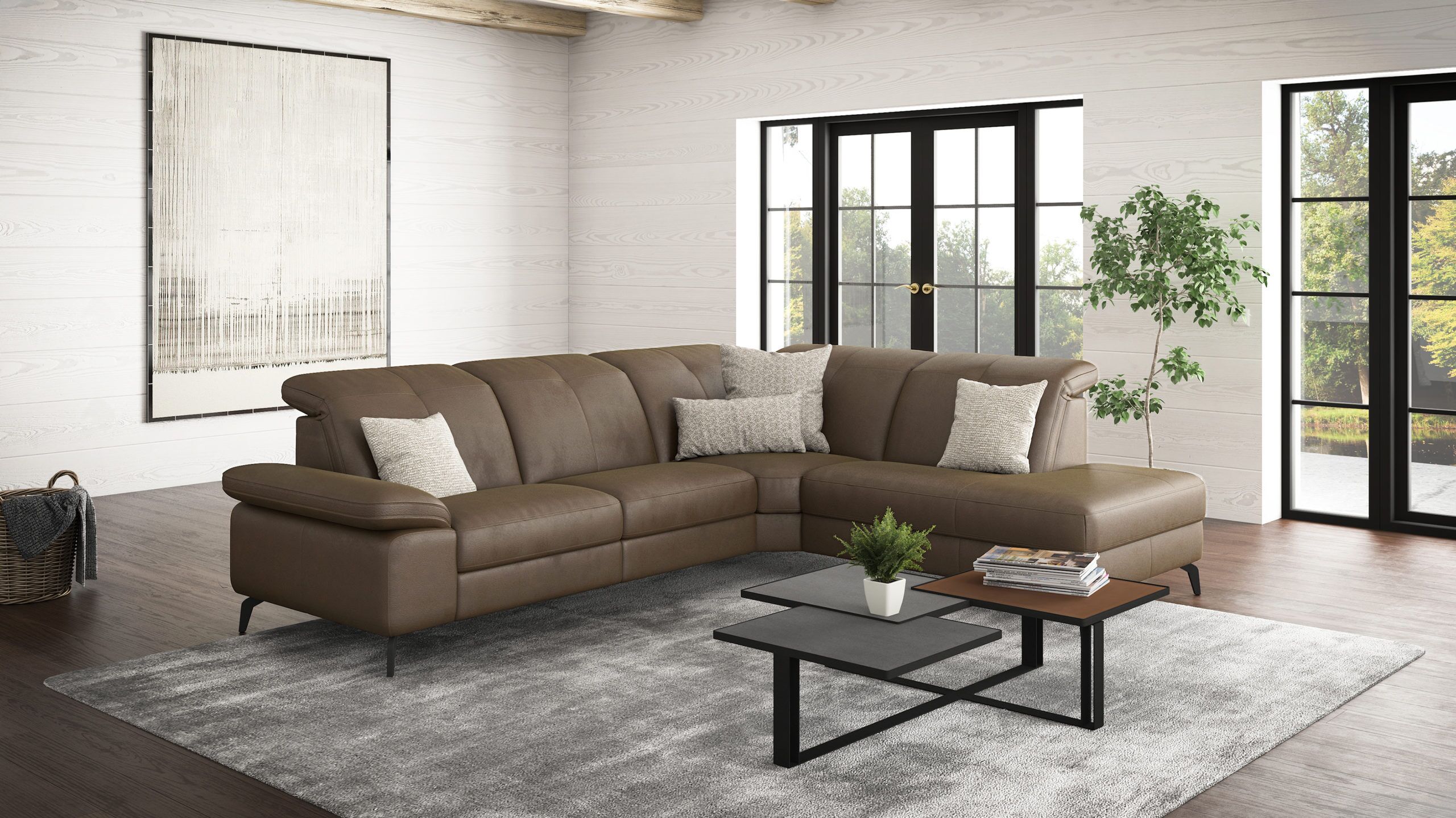 Davis Corner Modular sofa with options by ROM - Image 3