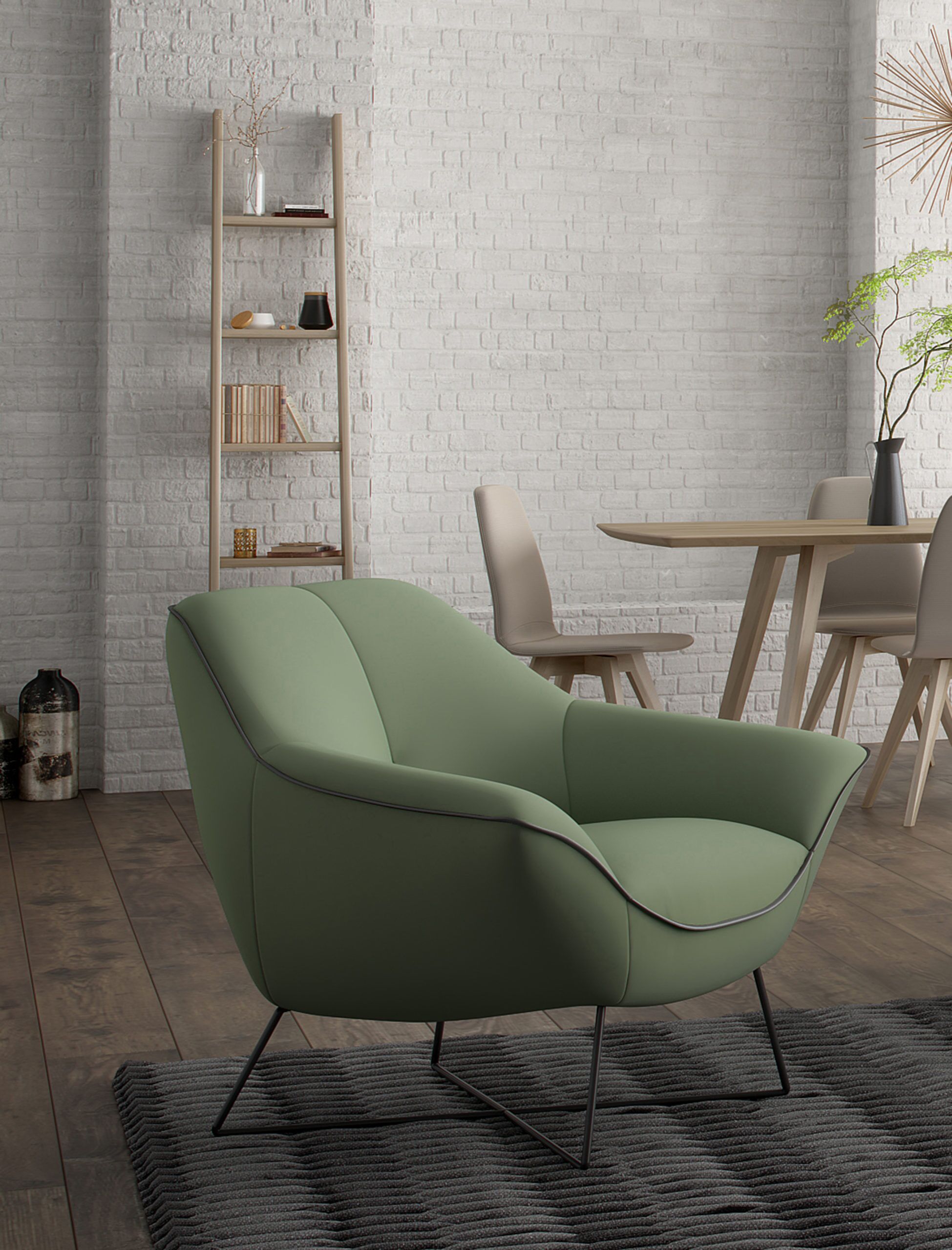 Rico swivel armchair in 3 sizes by ROM - Image 4