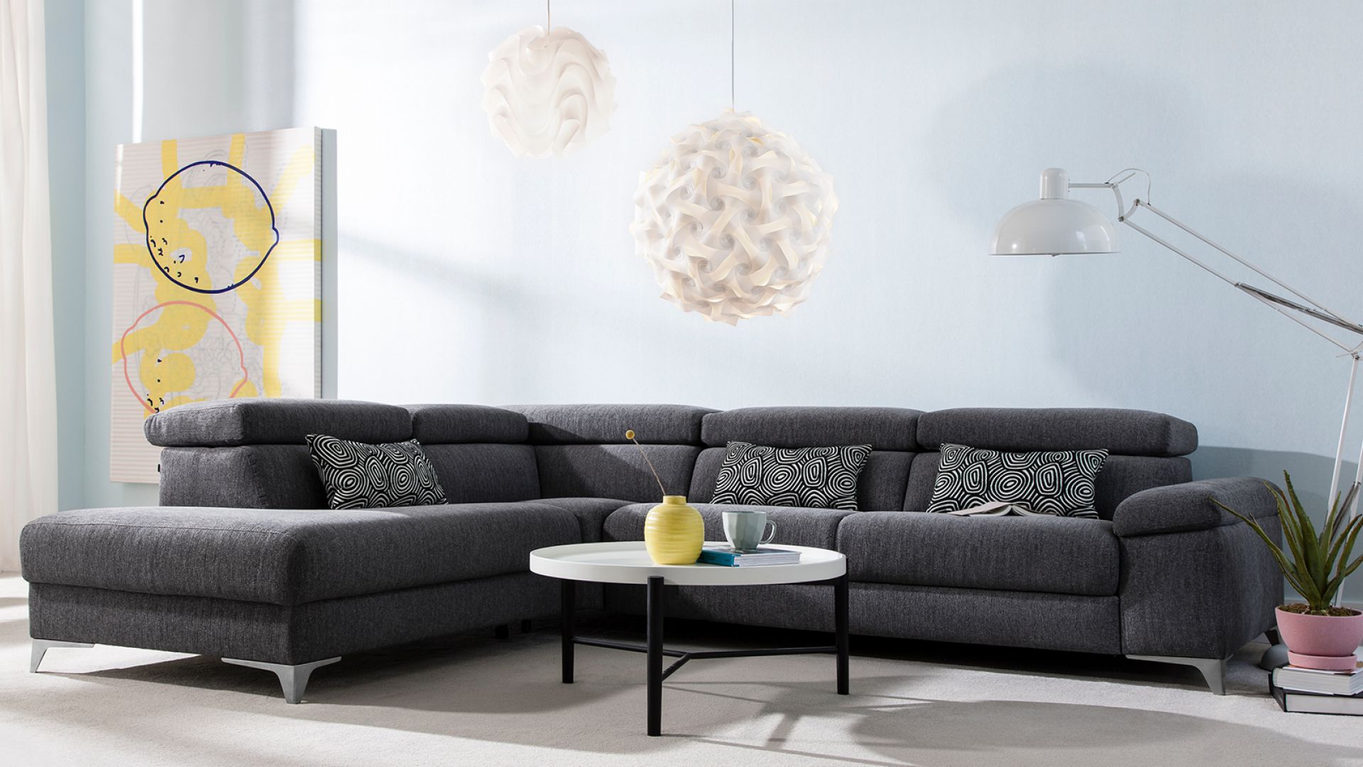 Silenos Modern corner sofa with recliners by ROM - Image 2