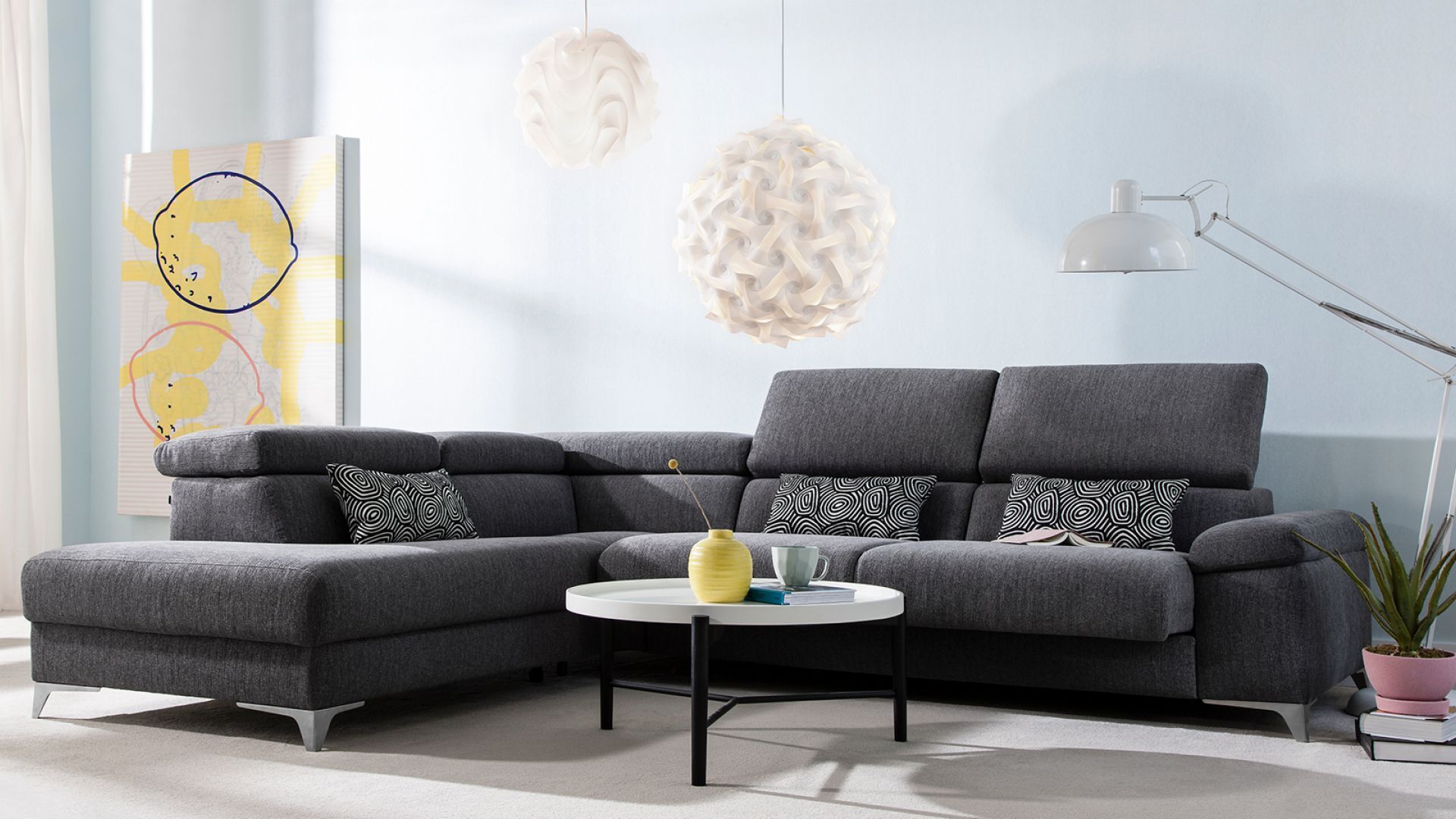 Silenos Modern corner sofa with recliners by ROM - Image 3