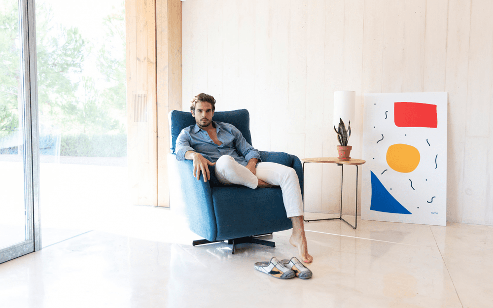 adan recliner by Fama Living in San Diego
