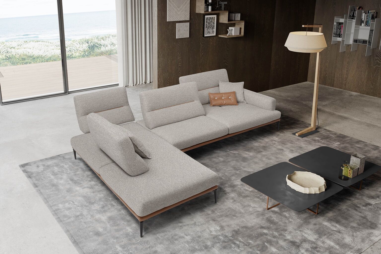 Feng sectional sofa by Egoitaliano United States | ReModern Living