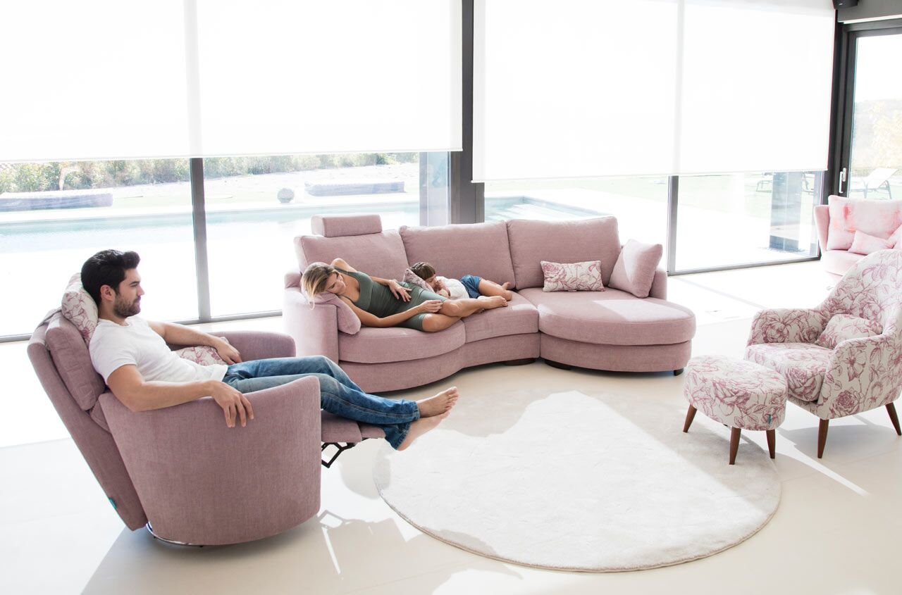 Afrika Curved Sofa by Fama Living