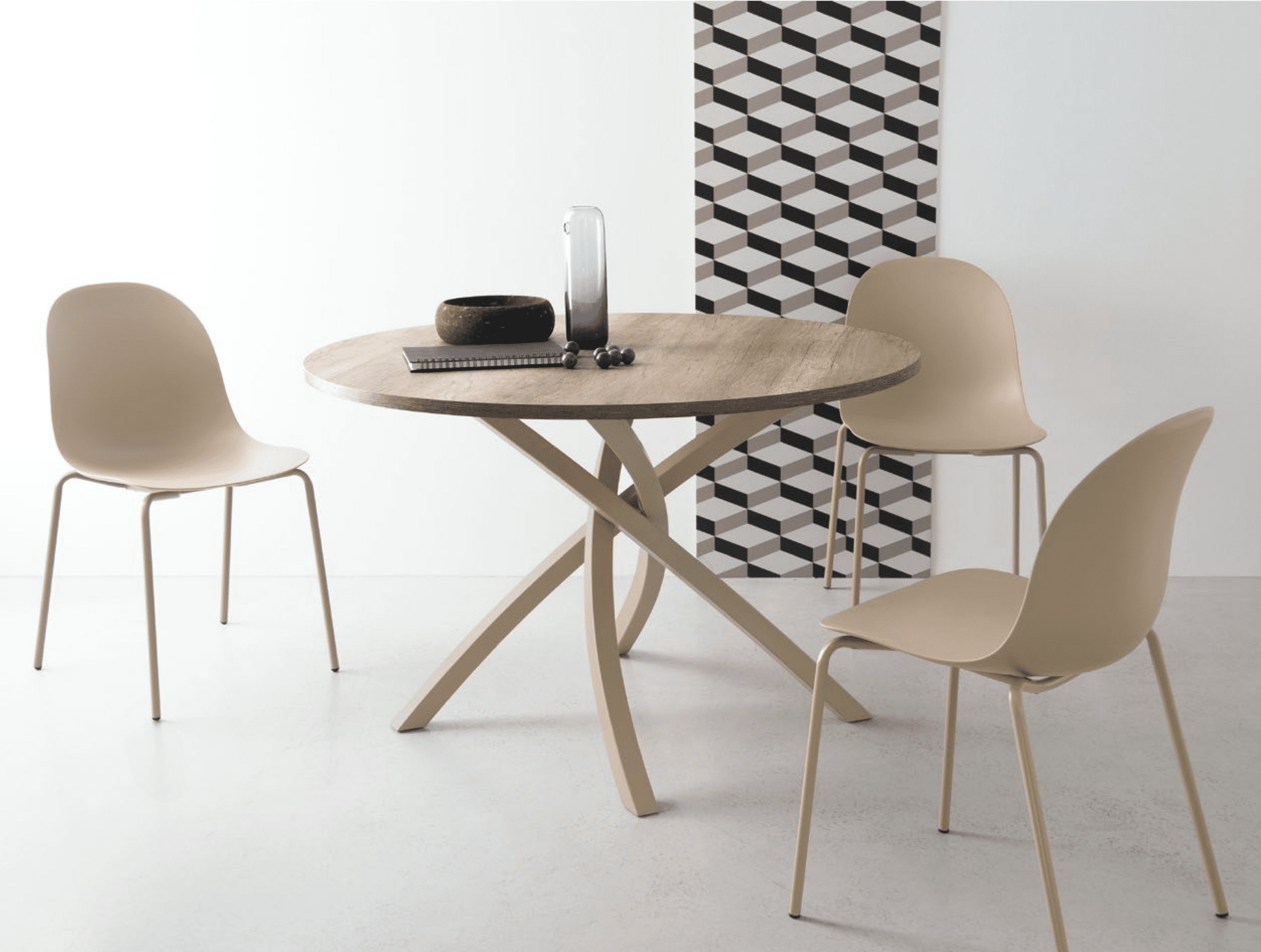 Cb/1663 Academy Chair by Connubia | Buy Academy Chair Online