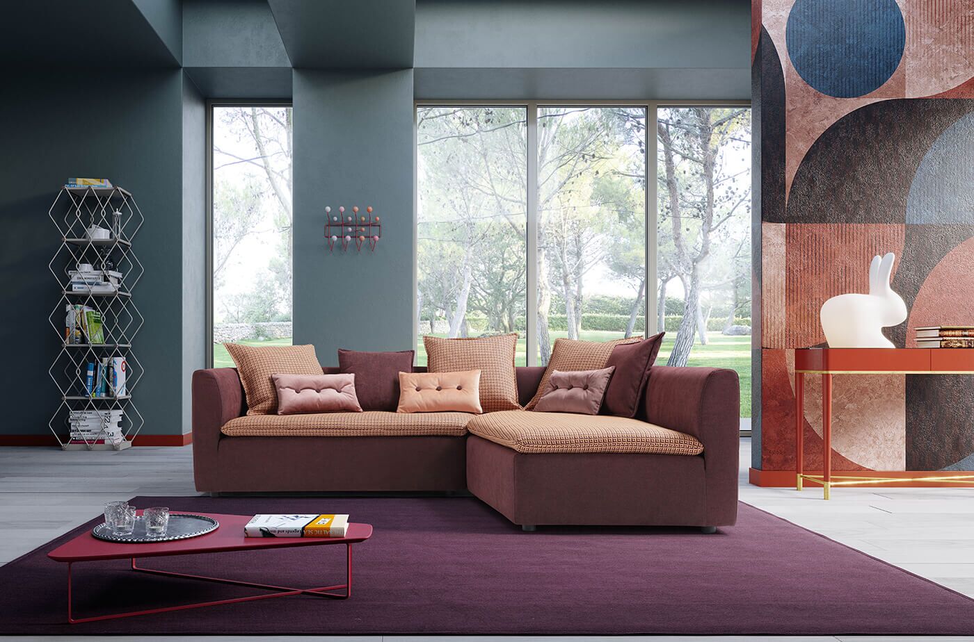 Nara sofa with supercolored by Egoitaliano - Image 3