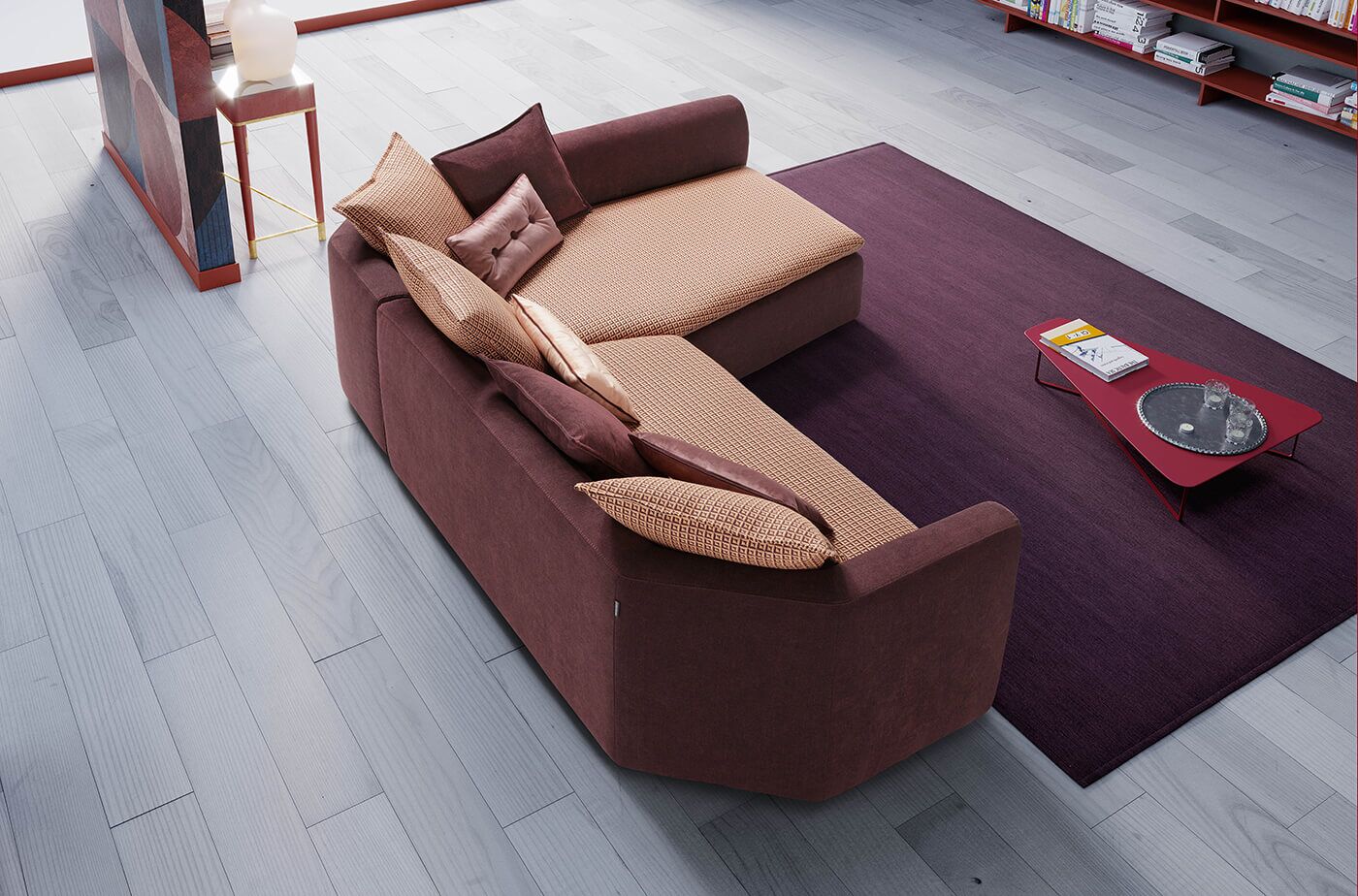 Nara sofa with supercolored by Egoitaliano - Image 2