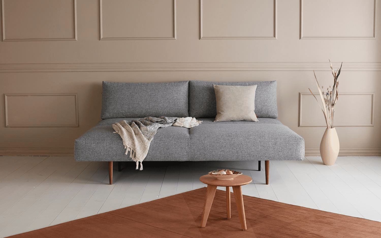Frode Dark Styletto Sofa Beds