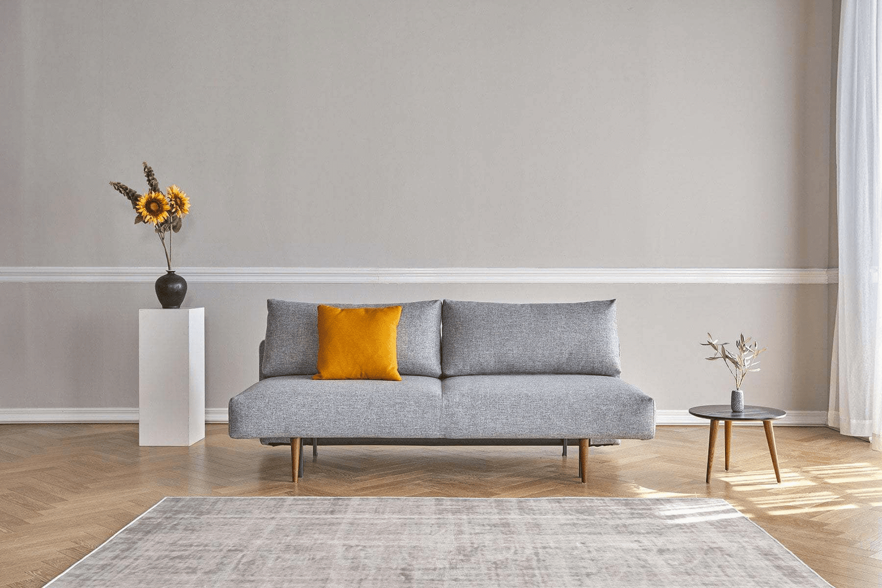 Frode Dark Styletto Sofa Beds By Innovation - Image 6