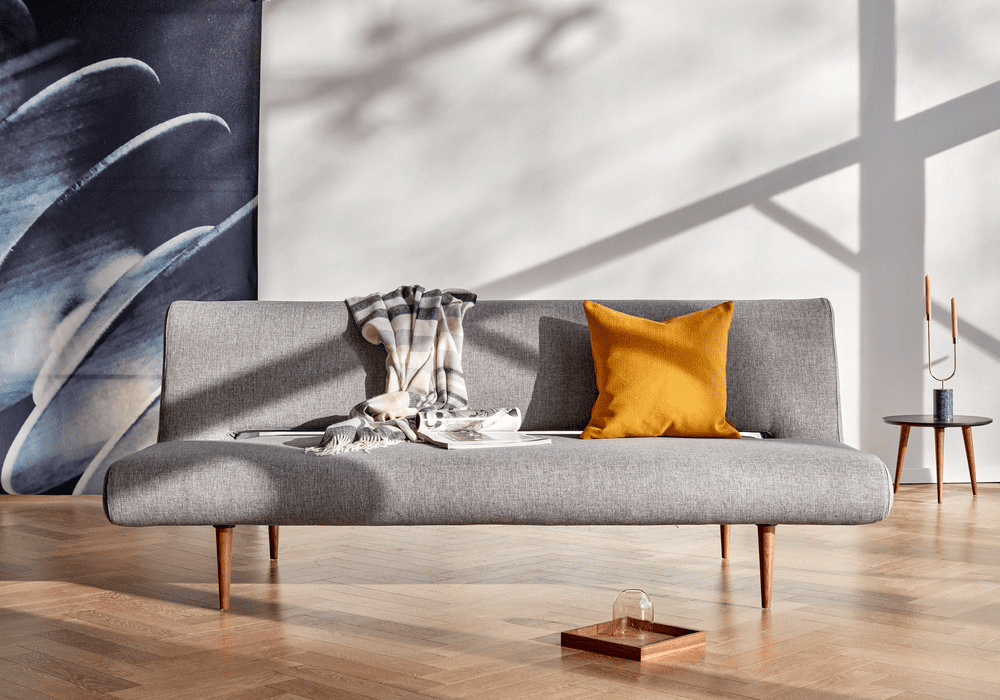 Frode Dark Styletto Sofa Beds By Innovation - Image 2