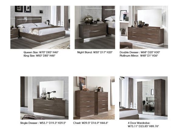 Bedroom 1009 Silver Birch, Made in Italy - Image 6