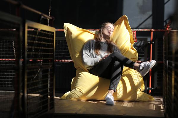FATBOY Original Slim Recycled Velvet Bean Bag