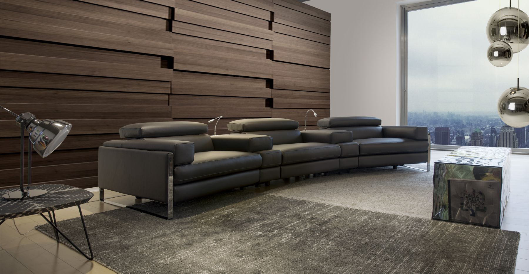 ROMEO sofa - chaise by Nicoletti, made in Italy - Image 4