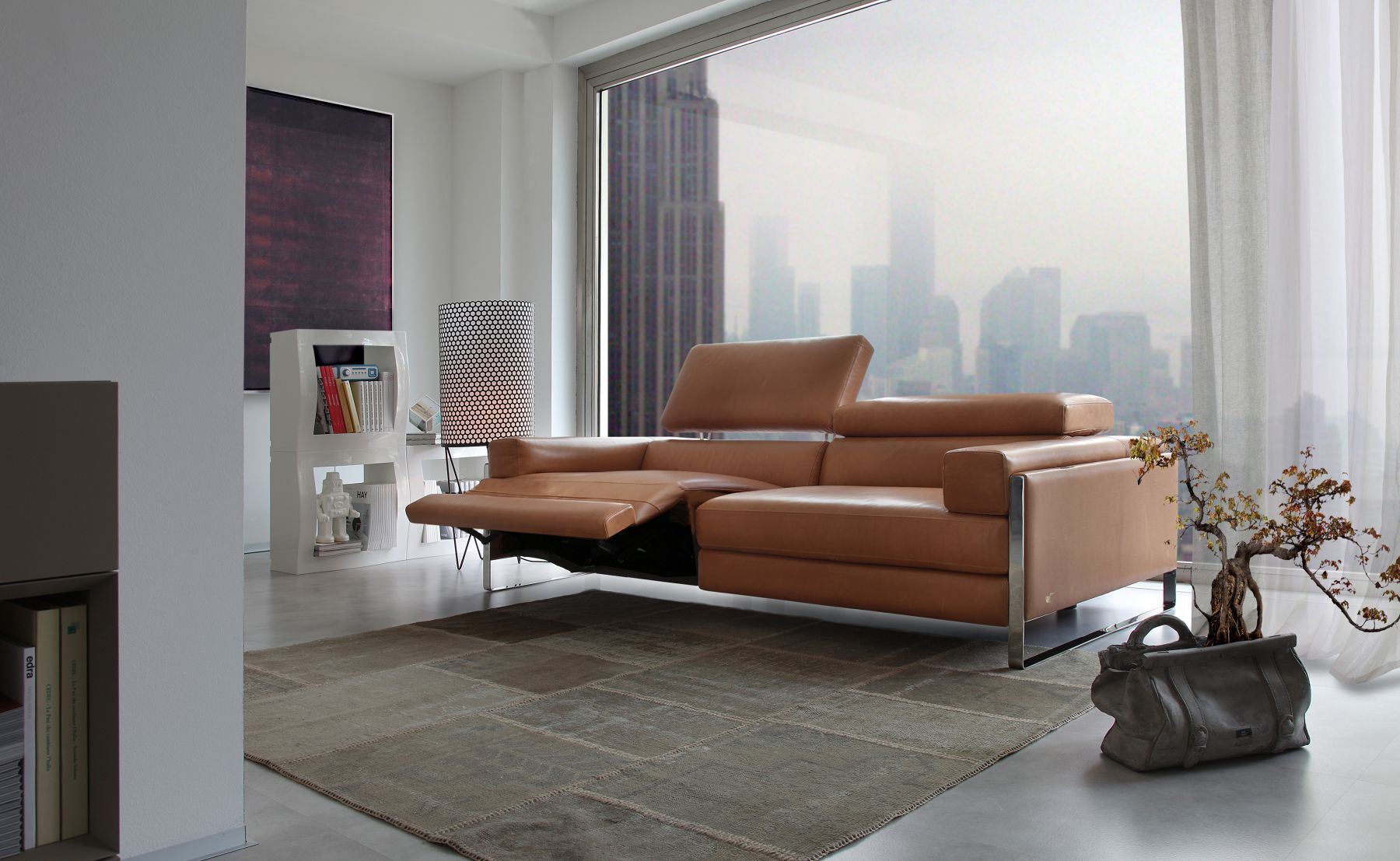 ROMEO sofa - chaise by Nicoletti, made in Italy - Image 5