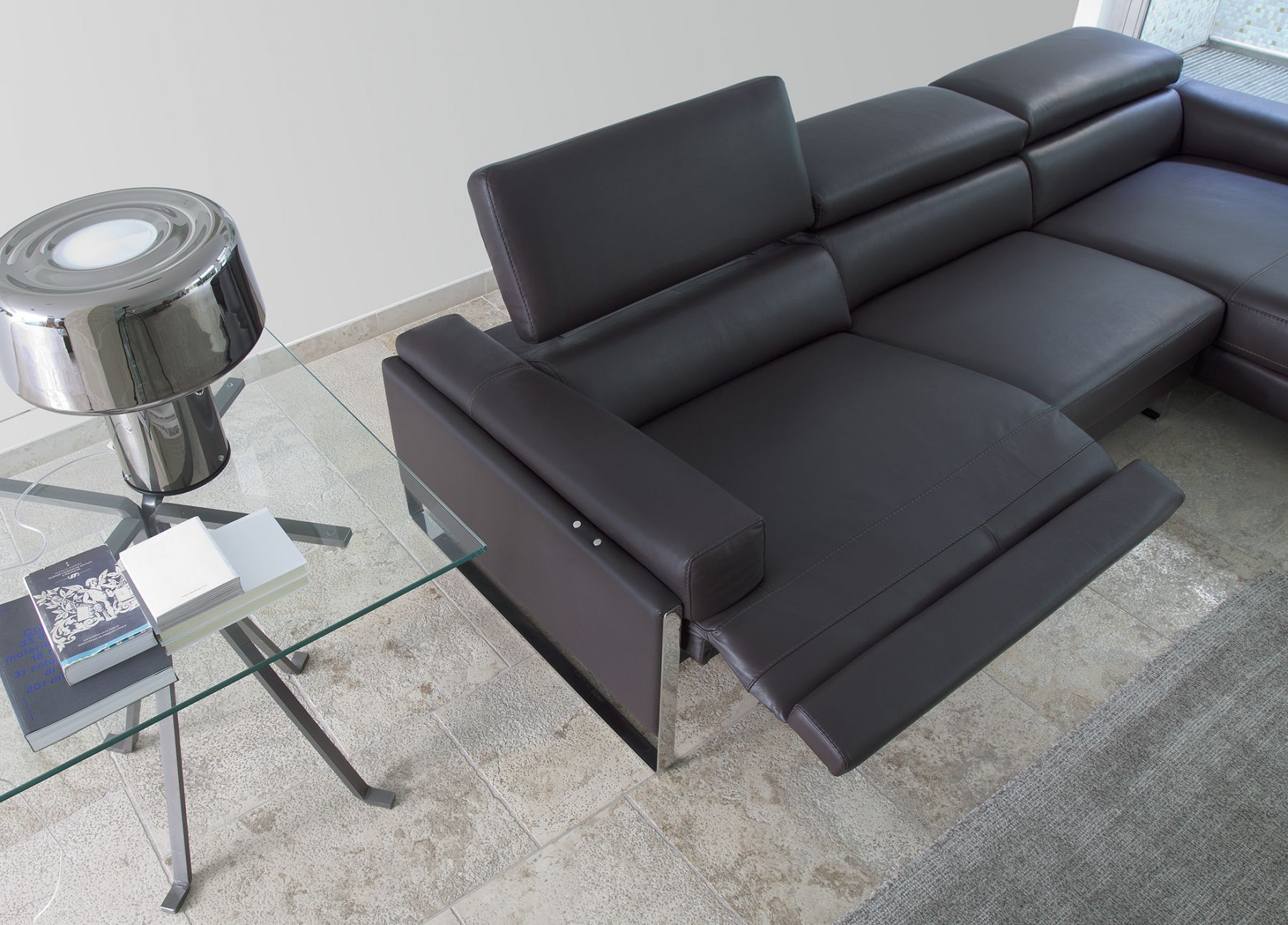 ROMEO sofa - chaise by Nicoletti, made in Italy - Image 8