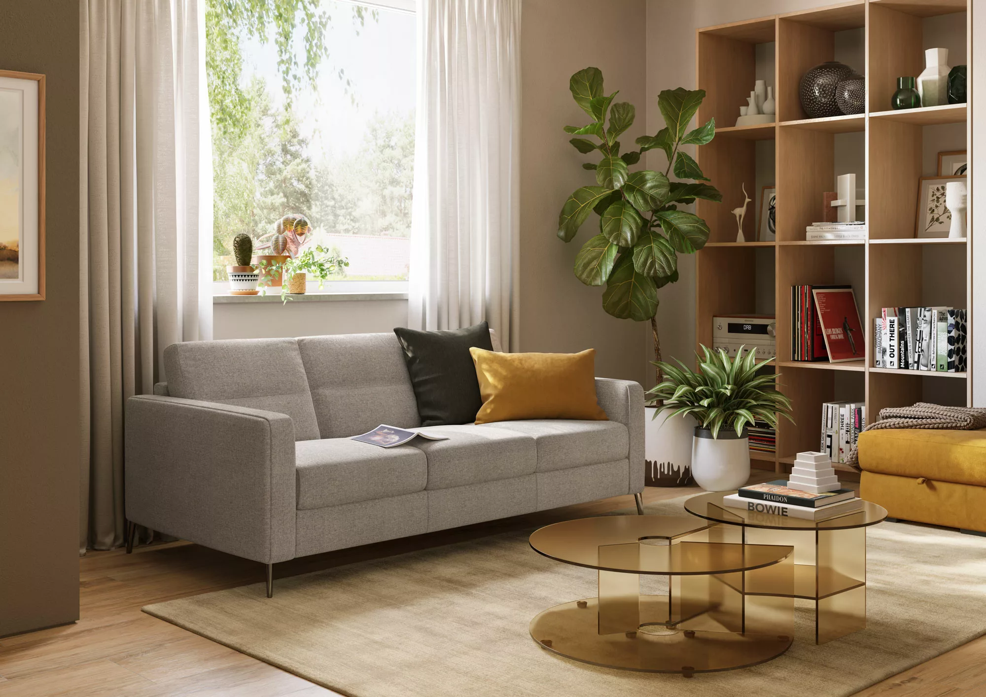 C008_Fascino_Sofa Bed by Natuzzi