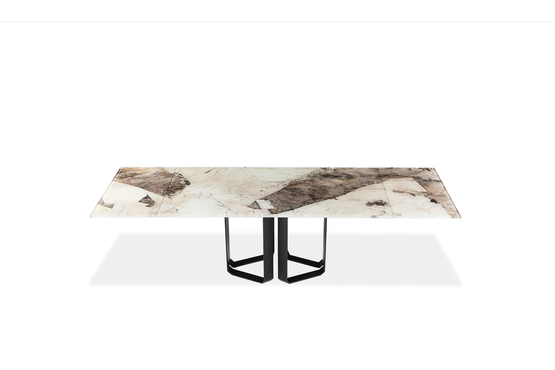 Barry Extension Glass Dining Table By Colibri - Image 3