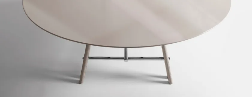 Lines Round Dining Table by Costantini Pietro 3