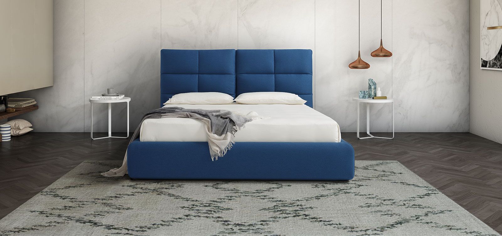 Miami Italian Bed by Novaluna - Image 3
