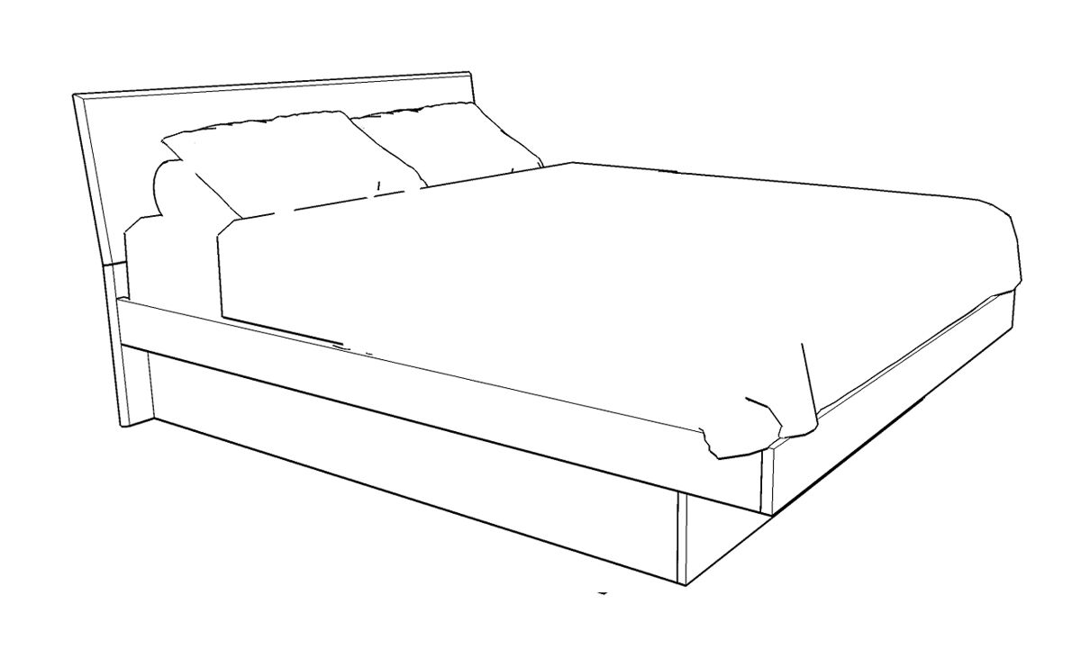 Contempora Wooden Bed by Mobican 3