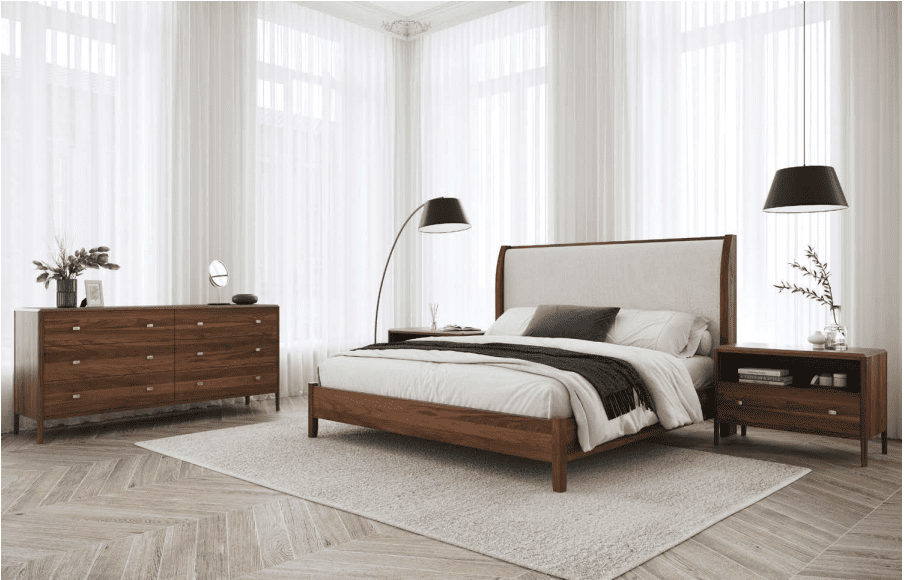 Julia Wooden Bed by Mobican