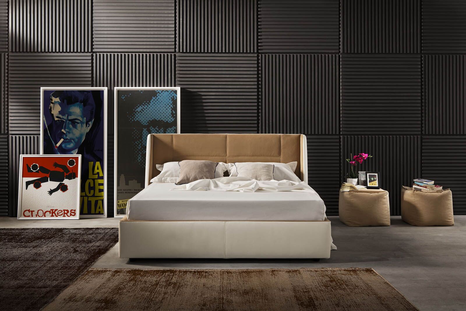 Maya Lx Italian Bed by Novaluna