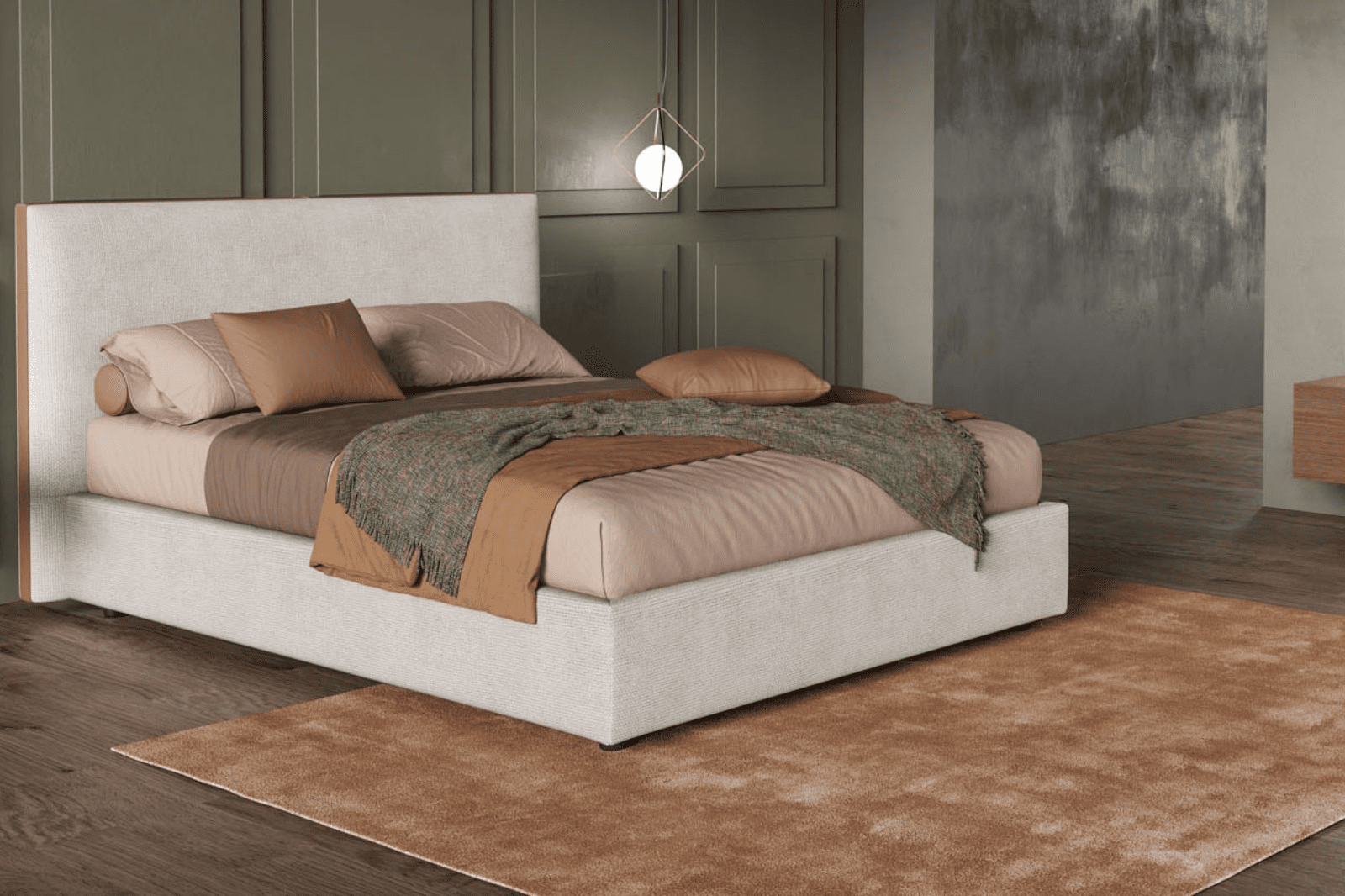 Narciso Italian Bed by Novaluna 3