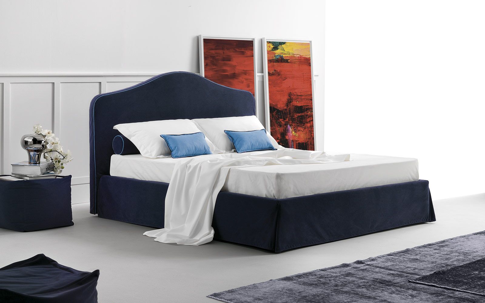 Moon Italian Bed by Novaluna