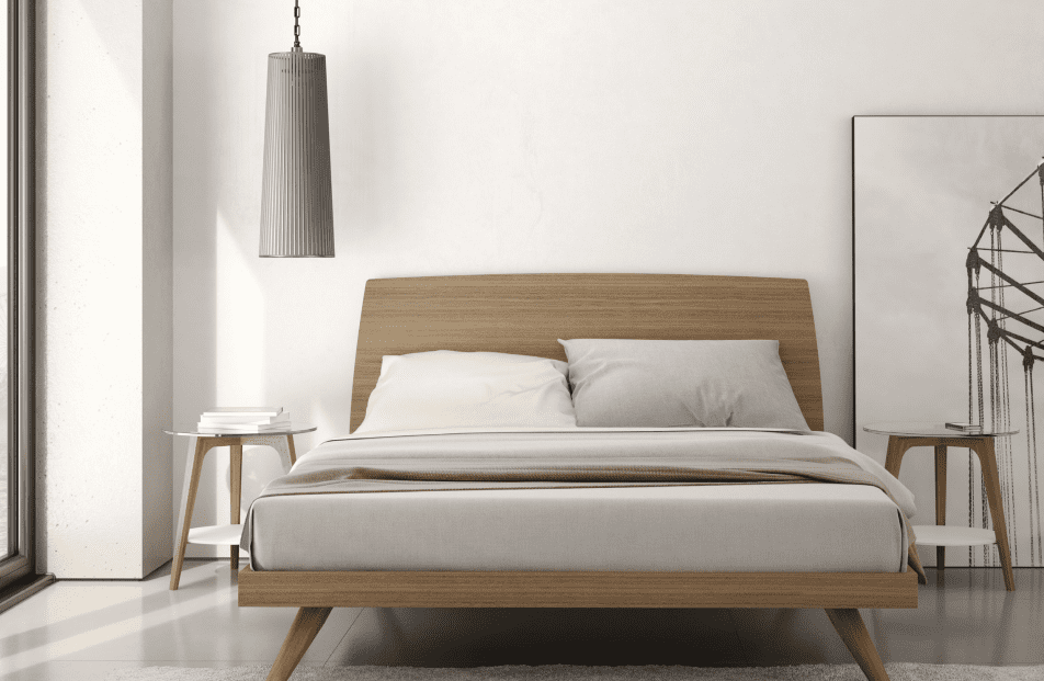 Zenia Wooden Bed by Mobican