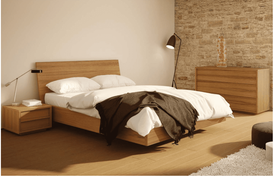 Urbana Wooden Bed by Mobican