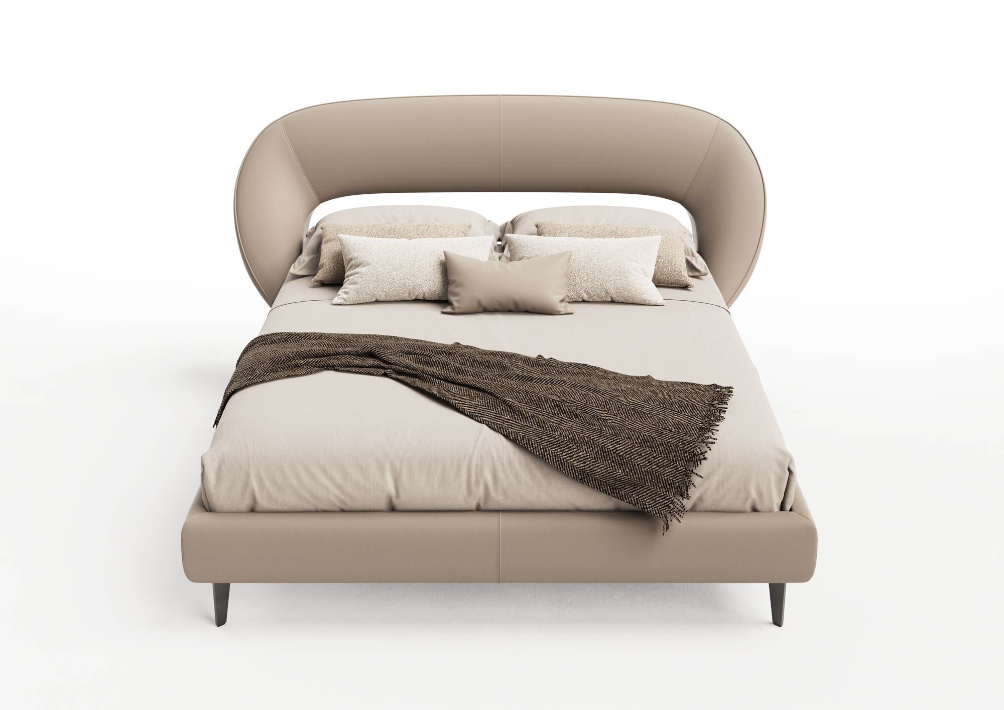 Zen italian bed by novaluna 1