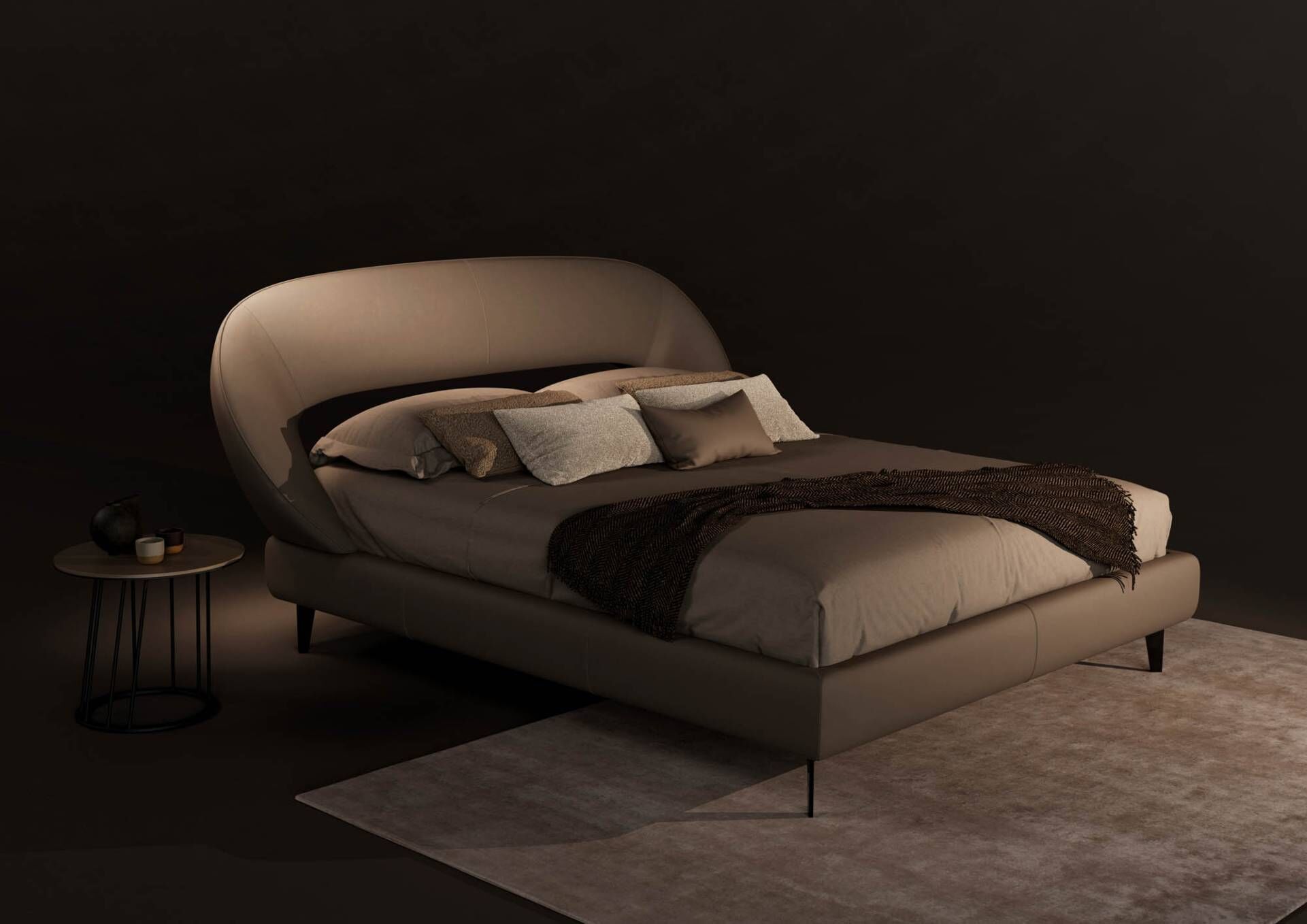 Zen italian bed by novaluna 3