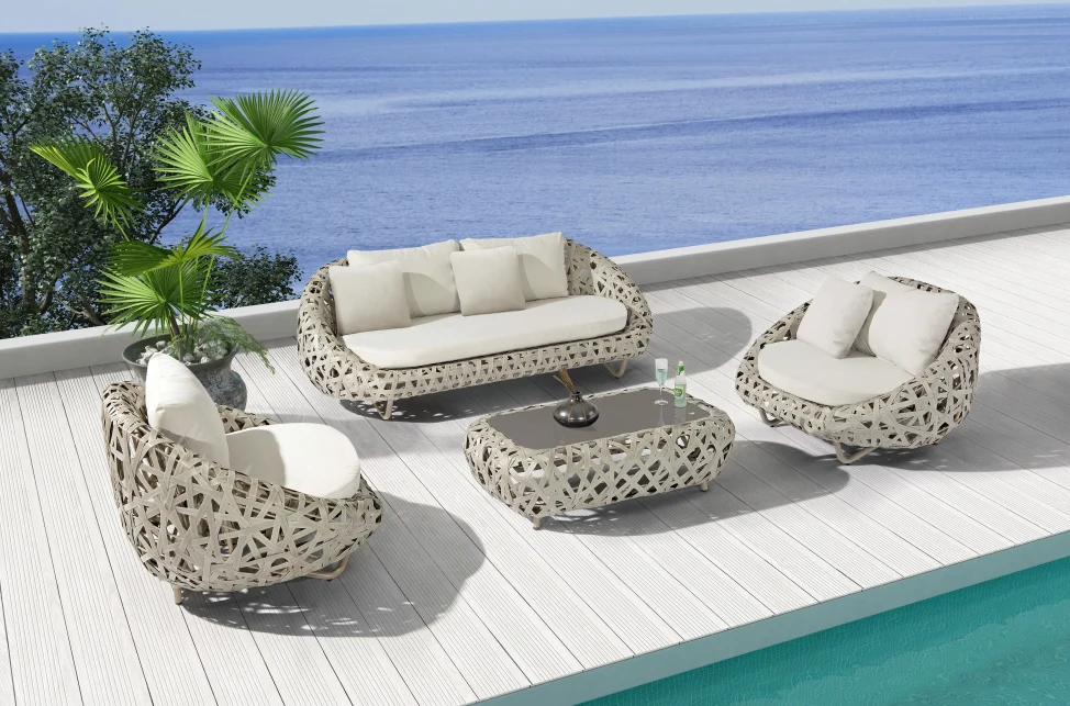 CURL Outdoor Armchair by Couture Jardin 5