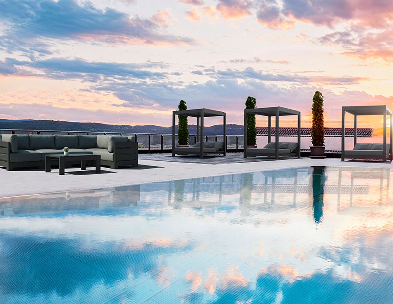 sky outdoor cabana by Couture Jardin 1