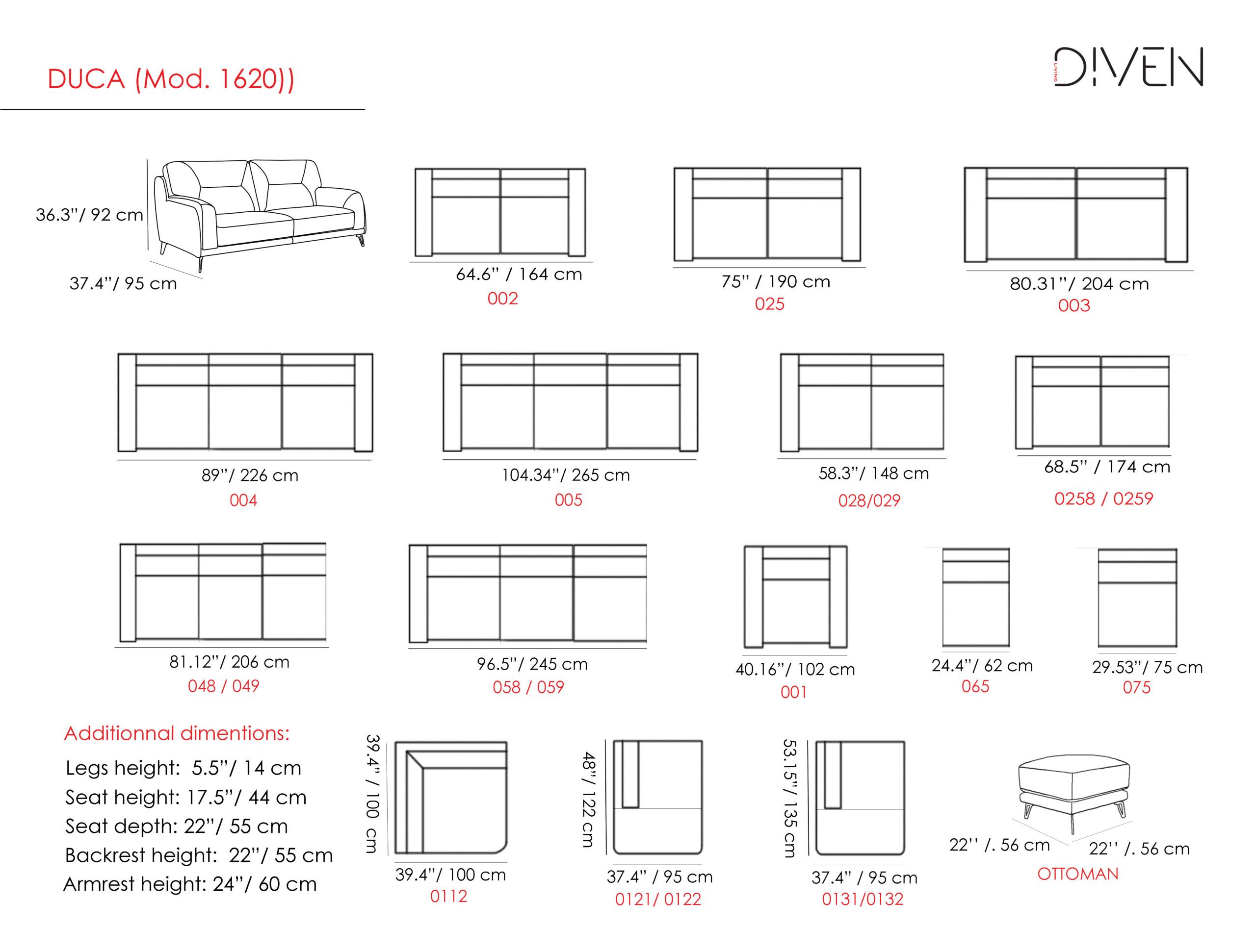 Duca Sofa by Diven 7